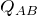 Rendered by QuickLaTeX.com Q_{AB}