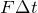 Rendered by QuickLaTeX.com F\Delta t