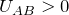 Rendered by QuickLaTeX.com \Dlta U_{AB}>0