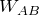 Rendered by QuickLaTeX.com W_{AB}