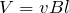 Rendered by QuickLaTeX.com V=vBl