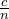 \frac{c}{n}