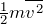 Rendered by QuickLaTeX.com \frac{1}{2}m\overline{v^2}